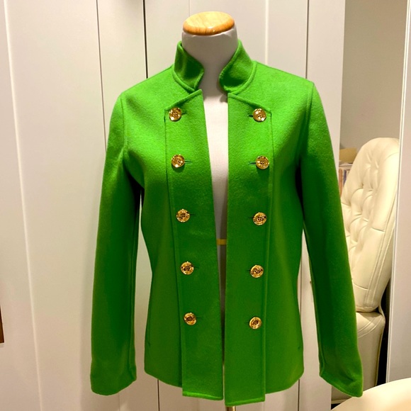 St. John Jackets & Blazers - Stunning Green St. John Cashmere Blend Jacket size 4